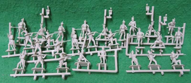 **Waterloo**Model kit**French Line Voltigeurs**Vintage**Scale 1/72**