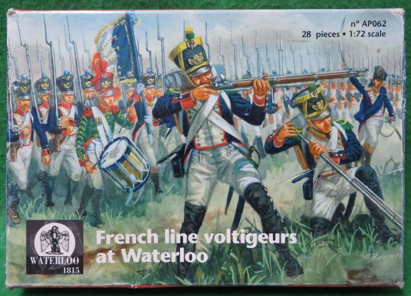 **Waterloo**Model kit**French Line Voltigeurs**Vintage**Scale 1/72**