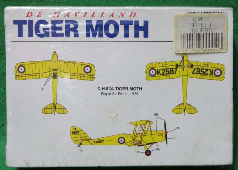 **Airfix**Model kit**D.H. Tiger Moth**Vintage**Scale 1/72**