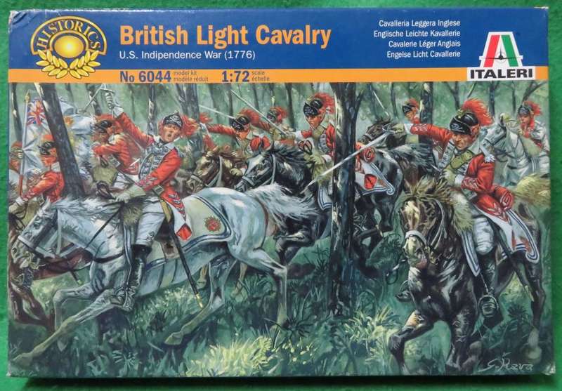 **Italeri**Model kit**British Light Cavalry - U.S. Independence War**Vintage**Scale 1/72**Sealed**