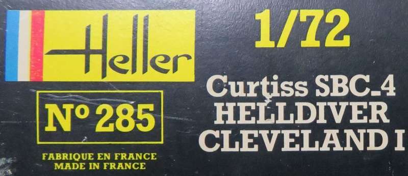 **Heller**Model kit**Curtiss SBC.4 Helldiver/Cleveland I**Vintage**Scale 1/72**