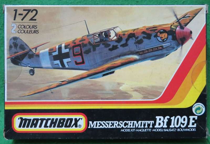 **Matchbox**Model kit**Messerschmitt Bf 109E-3/4**1/72**Vintage**Box sealed**