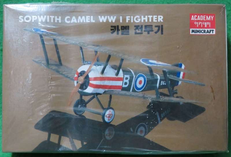 **Academy**Model kit**WWI Fighter- Sopwith Camel**Vintage**1/72**Box sealed**