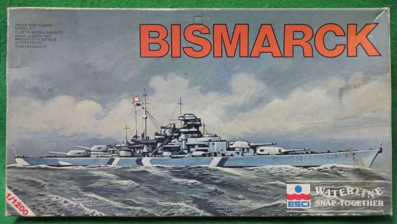 **ESCI**Model kit**BISMARCK - waterline kit**1/1200**Length +-20cm**