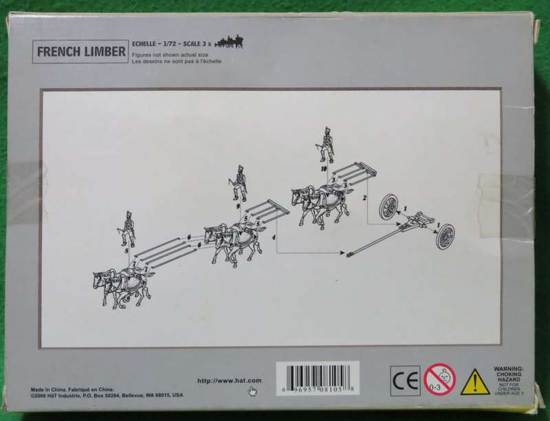 **Hat**Model kit**French Limber (3 x sets))**Vintage**Scale 1/72**Box still sealed**