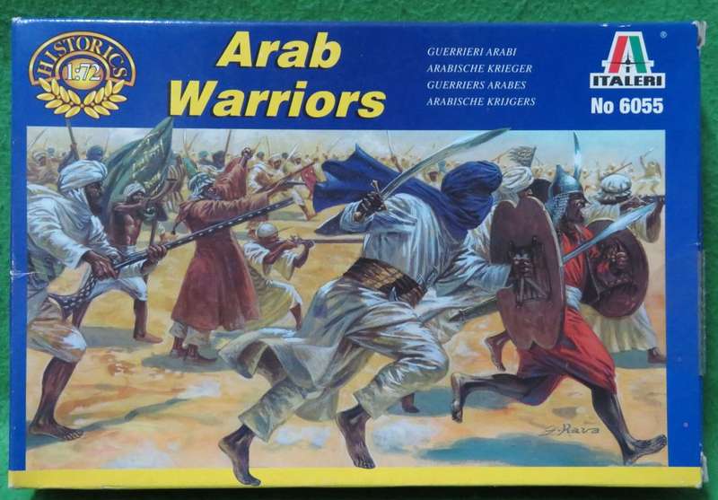 **Italeri**Model kit**Arab Warriors (50 parts)**Vintage**Scale 1/72**Box still sealed**