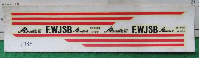 **Heller**Model kit**SA 319 Alouette III**Vintage**1/100**