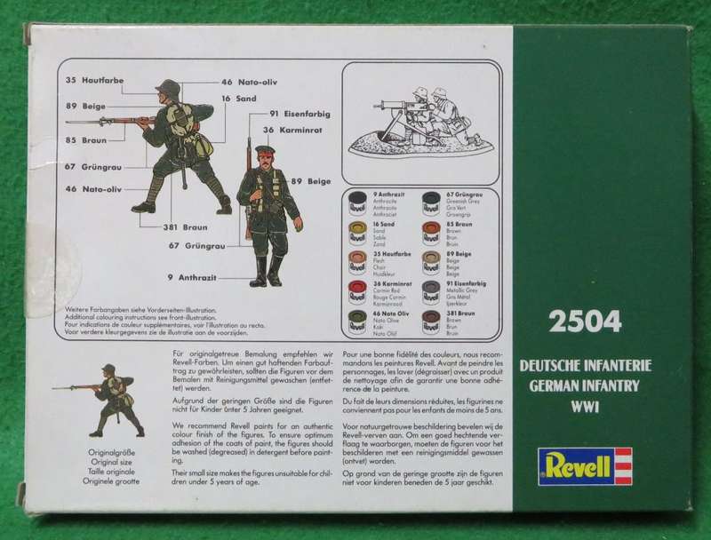 **Italeri**Model kit**German Infantry (56 parts)**Vintage**1/72**