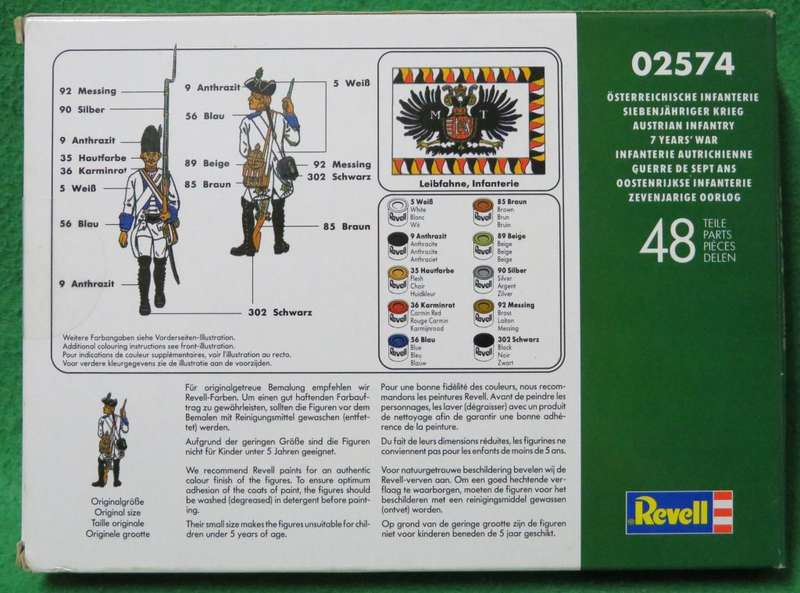 **Revell**Model kit**Austrian Infantry (48 Parts)**Vintage**1/72**