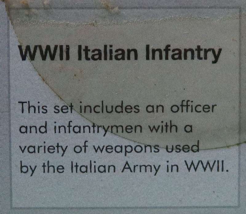 **Airfix**Model kit**WWII Italian Infantry (48 Parts)**Vintage**1/72**