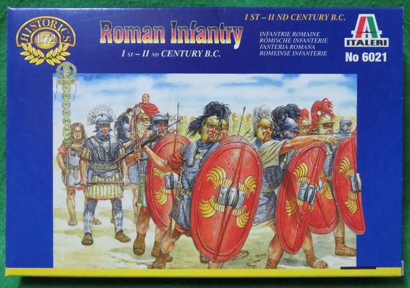 **Italeri**Model kit**Roman Infantry**I st - II nd Century B.C.**Vintage**1/72**