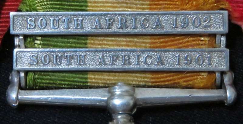 **Boer War & WWI Medal set**All medals issued to H.L. Harpur**With 3 spare ribbons**