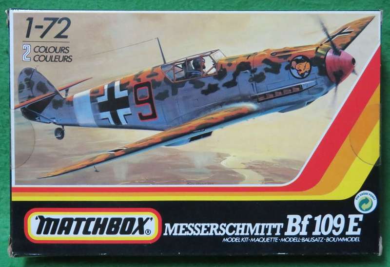 **Matchbox**Model kit**Messerschmitt Bf 109 E-3/4**Vintage**1/72**Box still sealed**