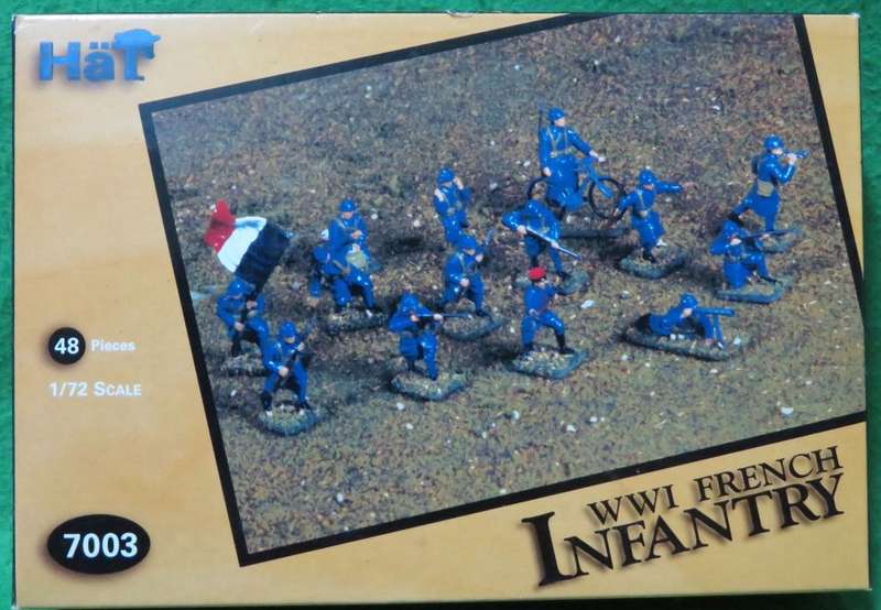 **Hat**Model kit**WWI - French Infantry (48 Parts)**Vintage** Scale 1/72**