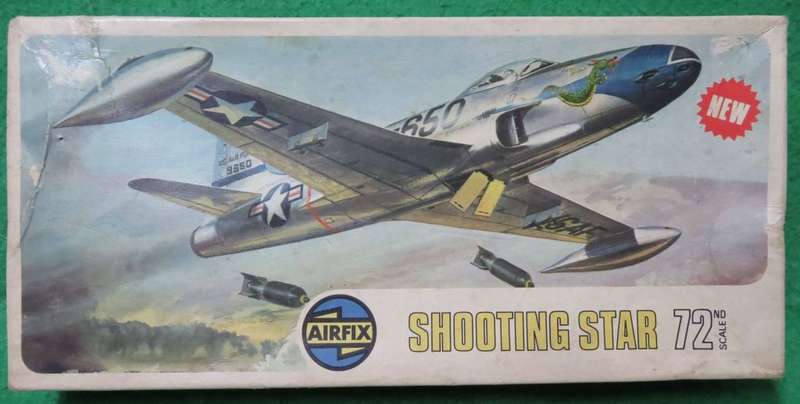 **Airfix**Model kit**Lockheed F-80C - Shooting Star**Vintage**Scale 1/72**