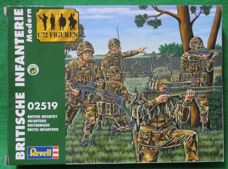**Revell**Model kit**British Infantry**Vintage**Scale 1/72**