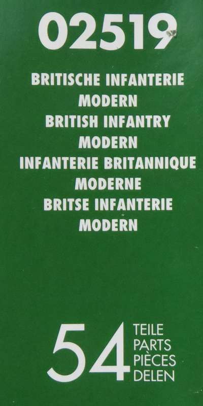 **Revell**Model kit**British Infantry**Vintage**Scale 1/72**