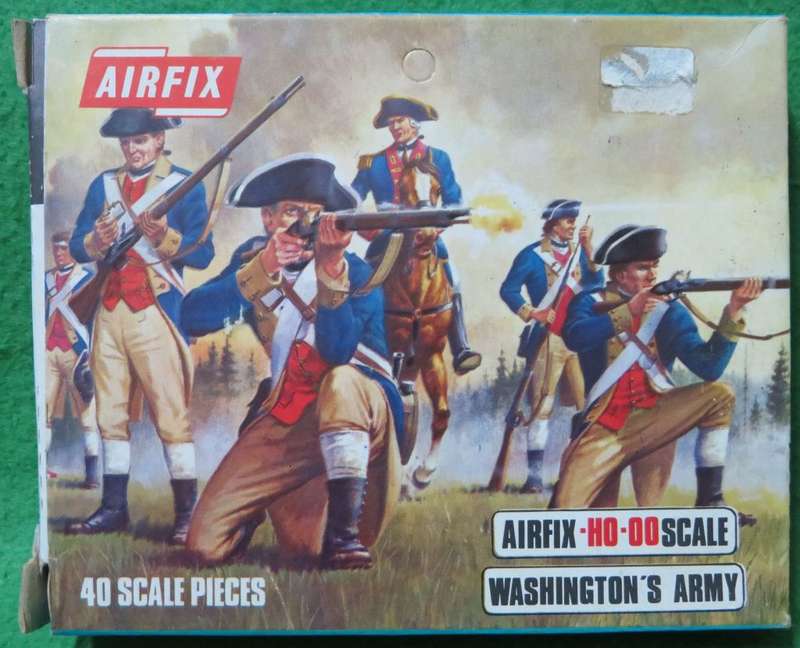 **Airfix*Model kit**Washington`s Army (40 Parts)**Vintage**Scale HO/OO**