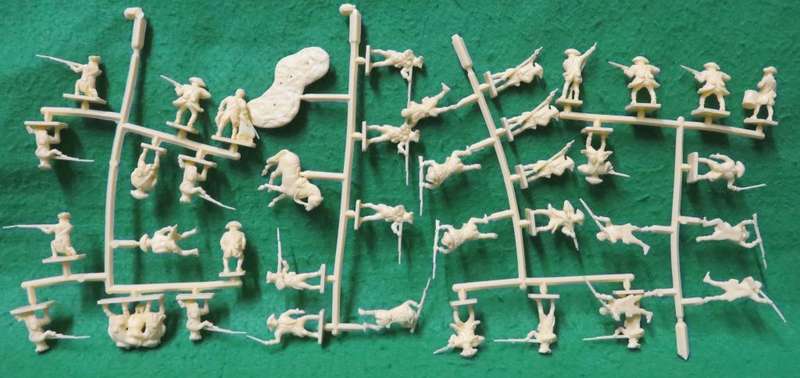 **Airfix*Model kit**Washington`s Army (40 Parts)**Vintage**Scale HO/OO**