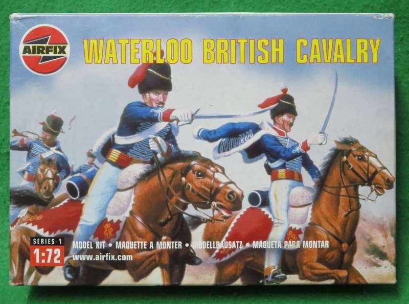 **Airfix**Model kit**Waterloo - British Cavalry (36 x Figures)**Vintage**Scale 1/72**