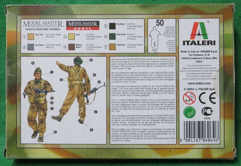 **Italeri**Model kit**WWII - British Commandos - No.2 Commando (50 x Figures)**Vintage**Scale 1/72**