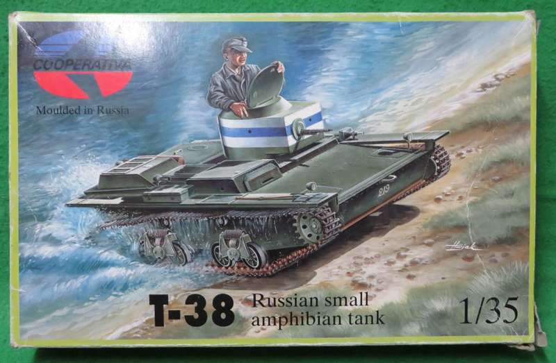**Cooperativa**Model kit**T-38 Russian Amphibian Tank**1/35**