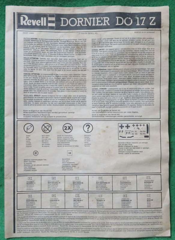 **Revell**Model kit**Dornier DO 17 Z**1/72**