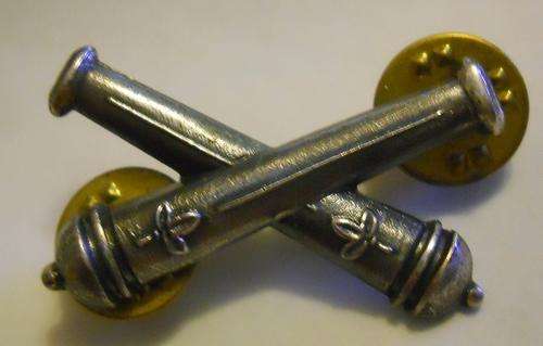 ***SWA TERRITORY FORCE***ARTILLERY COLLAR BADGE***1979 - 1990***