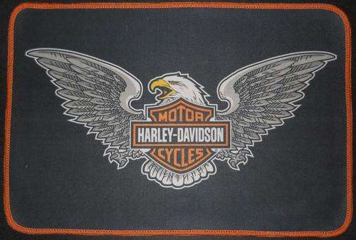 ***HARLEY-DAVIDSON MOTOR CYCLES***FLOOR RUG**45 X 67 CM***NEW***