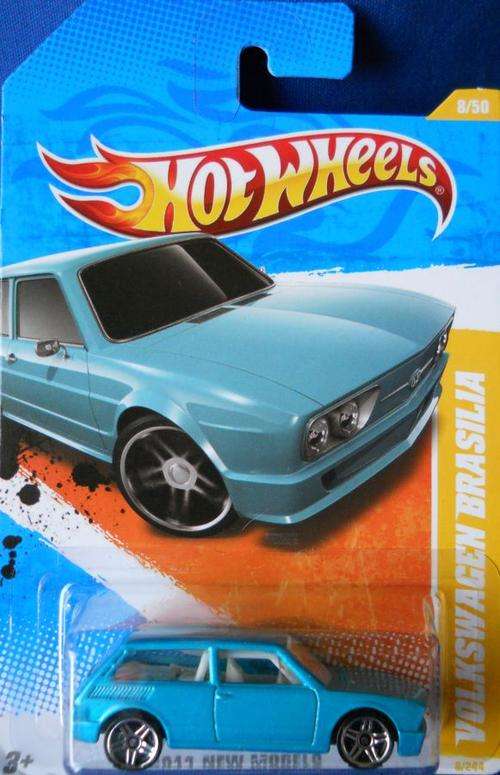 **RARE**USA EDITION**VOLKSWAGEN BRASILIA**2011 HOTWHEELS NEW MODELS**2010 MINT ON LONG CARD**