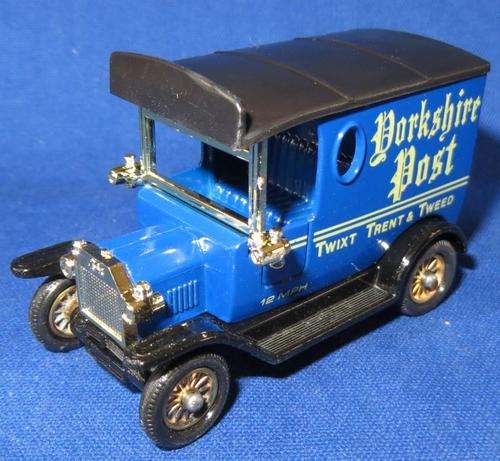 ***M0DEL T VAN***YORKSHIRE POST***WITH FIGURINES***LLEDO***BOXED 1983***DAYS GONE***