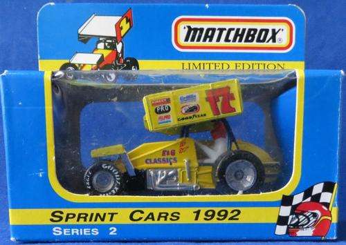 **RARE MATCHBOX**1992 SPRINT RACER**LIMITED EDITION OF 12500**DRIVER: CHRIS EASH**BOXED**