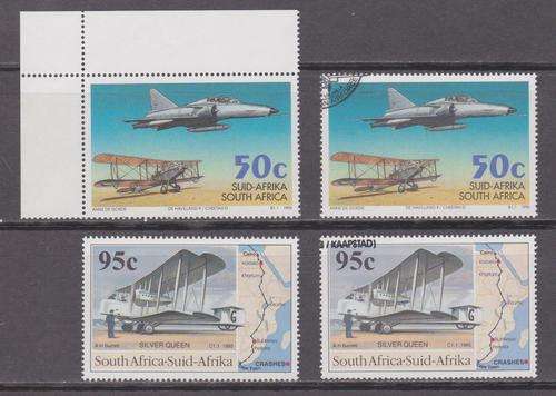 **RSA**FDC 6.9 & 6.11+MINT STAMPS+CTO STAMPS**75 YEARS SA AIRFORCE/TRANS-AFRICAN FLIGHT**1/2/1995**