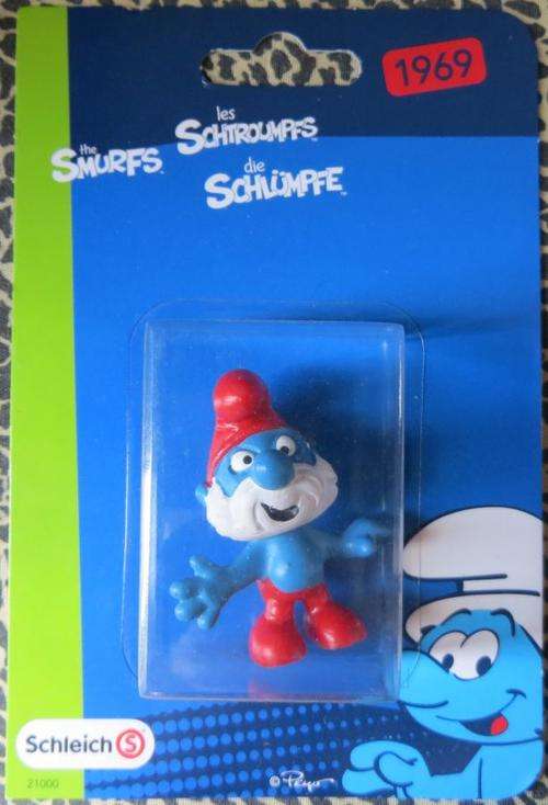 **PAPA SMURF**ORIGINAL IN SEALED PACK**SCHLEICH GMBH - MADE IN GERMANY**