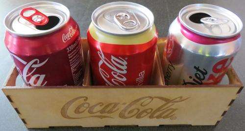 **COCA-COLA CAN CASE**HOLDS 3 CANS**BEAUTIFUL BAR DISPLAY**
