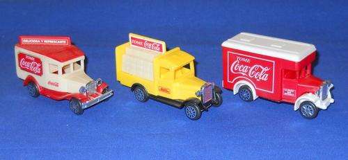 ***3 X COCA-COLA VANS***NEW - NO PACKAGING***