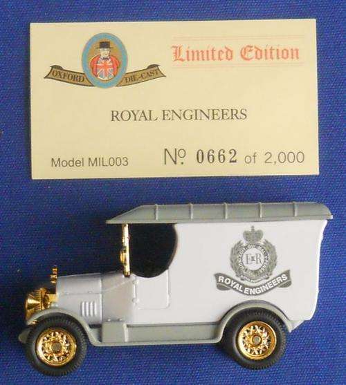 ***LIMITED EDITION***BULLNOSE ROYAL ENGINEERS***ONLY 2000***OXFORD***NEW BOXED***