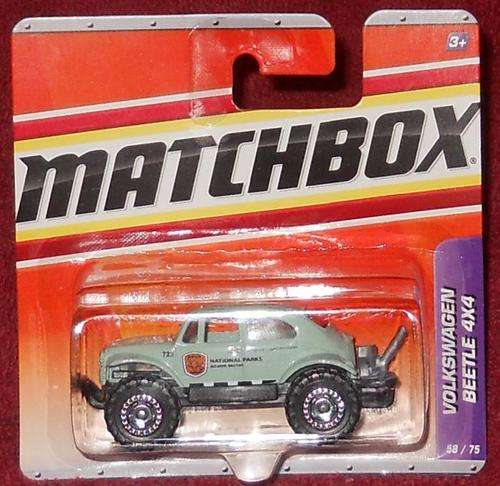 ***VOLKSWAGEN BEETLE 4X4***MATCHBOX***2009 CARDED***NEW***