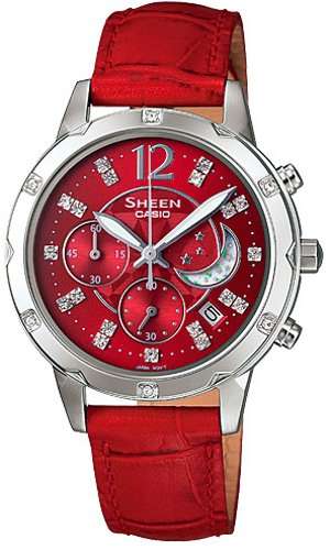Casio Sheen Ladies Chronograph Watch SHE-5017L-4A