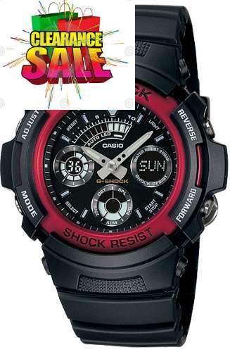 CLEARANCE SALE!!   Casio G-Shock Digital-Analog Combination Series Men' s Watch   AW-591-4A