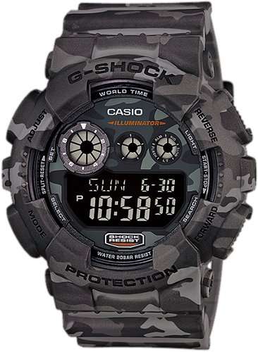Casio G-Shock Digital Mens Watch GD-120CM-8D