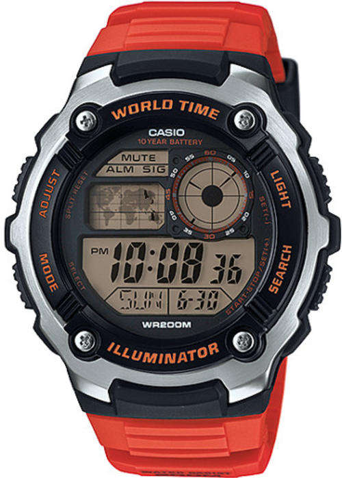 Casio 10-Year Battery Digital Men`s Watch (AE-2100W-4A)