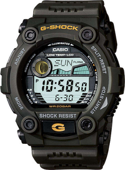 CASIO GSHOCK/TIDE MOON GRAPH DIGITAL MENS WATCH  (G-7900-3)