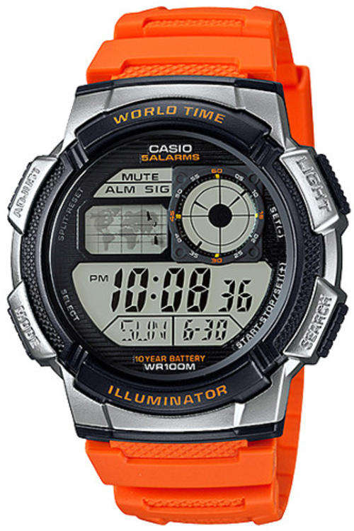 Casio Digital Watch WorldTime AE-1000W-4B