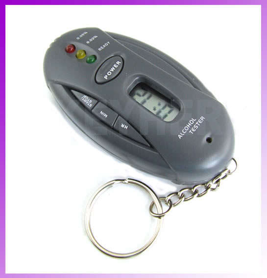 Alcohol Breath Tester Analyzer with lcd flashlight