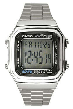 Casio Casual Classic with Metal Band Digital Watch for Men A-178WA-1A