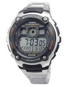 Casio Digital Watch WorldTime AE-2000WD-1A