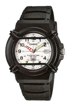 Casio  Analogue 3 Hand 10 Year Battery Mens Watch HDA-600B-7B