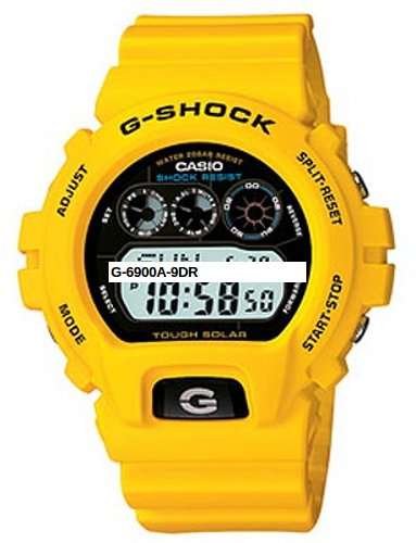 CASIO MEN'S G -SHOCK TOUGH SOLAR WATCH G-6900A-9