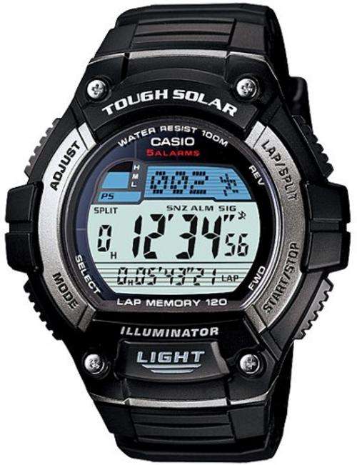 New Casio SPORTS GEAR Solar Powerd, Mens Watch W-S220-1A